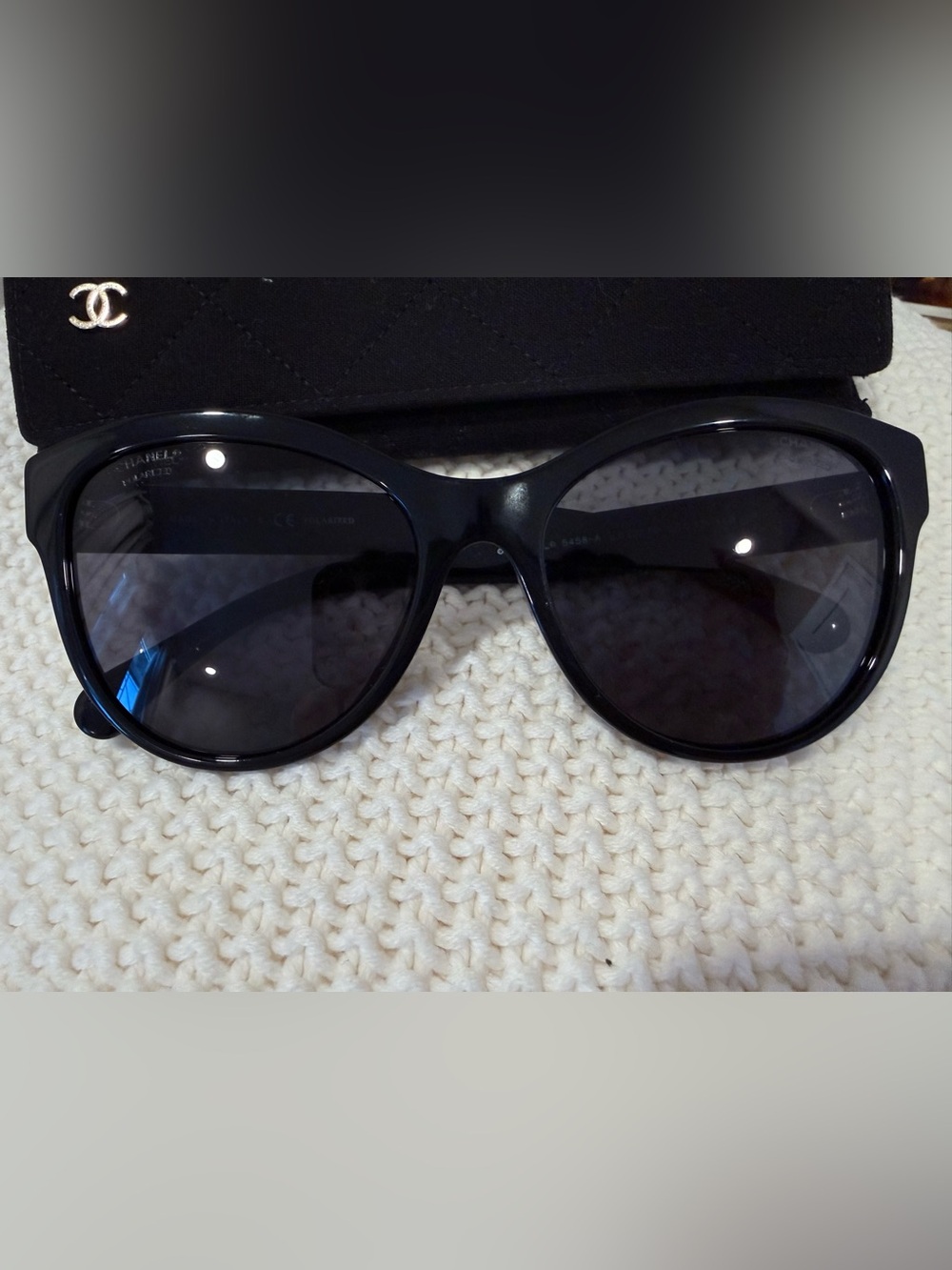 CHANEL Butterfly Sunglasses-Black